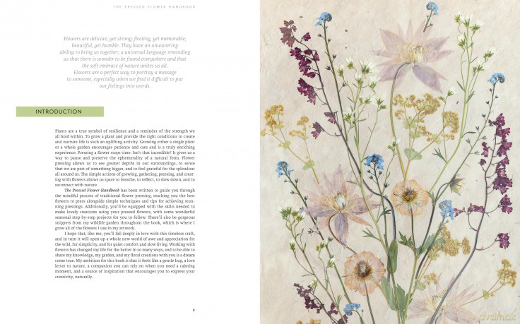 The Pressed Flower Handbook: Simple Methods for Connecting with Nature and Preserving the Beauty of the Garden through the Seasons - Grow, Gather, Press, Create - Sarah Holland [KSIĄŻKA]