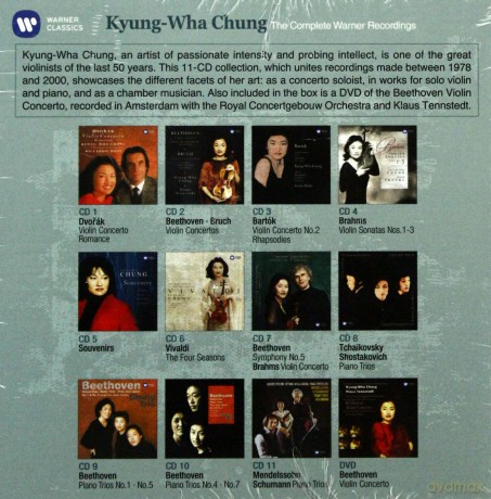 Kyung-Wha Chung: Kyung-Wha Chung: The Complete Warner Recordings [11CD]+[DVD]