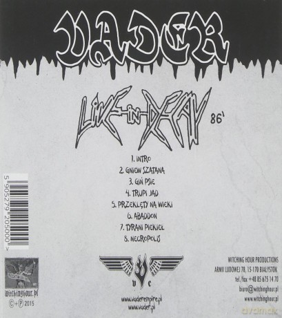 Vader: Live in Decay [CD]