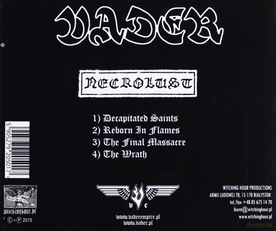 Vader: Necrolust [CD]