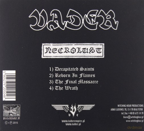 Vader: Necrolust (digipack)[CD]