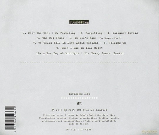 David Gray: Foundling [CD]