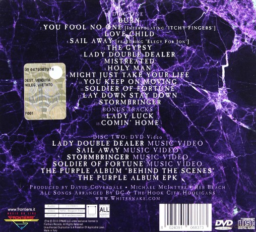 Whitesnake: The Purple Album (Deluxe Edition) (digipack) [CD]+[DVD]