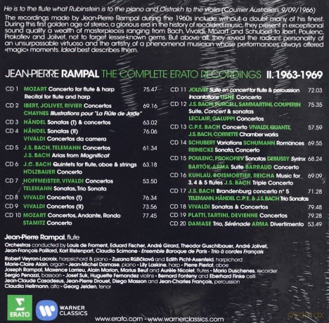 Jean-Pierre Rampal: Jean-Pierre Rampal - Complete Erato Recordings Vol. 2 [20CD]