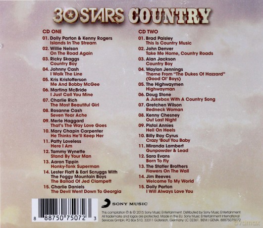 30 Stars: Country [2CD]