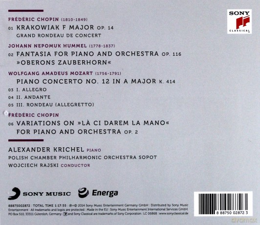 Alexander Krichel: Chopin - Hummel - Mozart [CD]