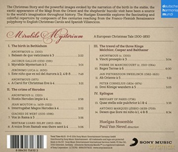 Huelgas Ensemble: Mirabile Mysterium - A European Christmas Tale [CD]