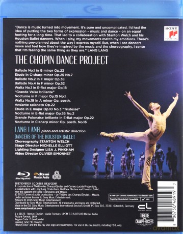 Lang Lang: The Chopin Dance Project [Blu-Ray]