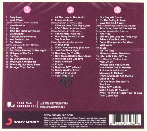 Dionne Warwick: The Real... Dionne Warwick [3CD]