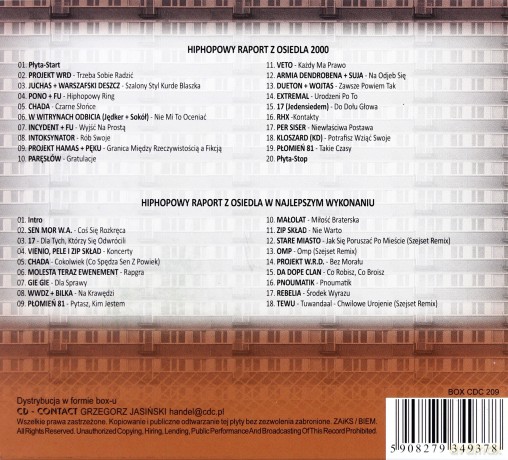 Hip Hop Raport [BOX] [2CD]