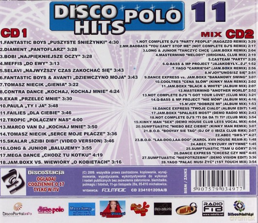 Disco Polo Hits 11: Puszyste Śnieżynki [2CD]