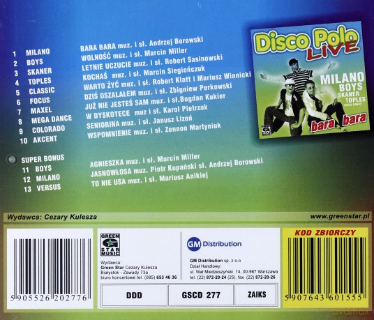 Bara, Bara [CD]