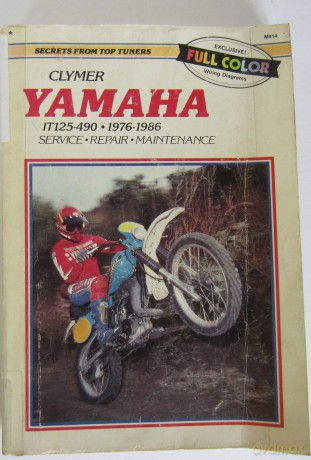Yamaha IT125-490, 1976-86: Clymer Workshop Manual - Haynes [KSIĄŻKA]
