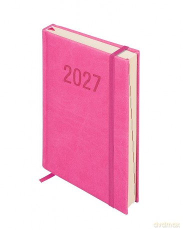 Kalendarz 2027 Colorfix-bis A5 DNS amarantowy [KALENDARZ]