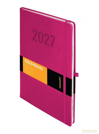Kalendarz 2027 Memofix A4 TNS Fuksja [KALENDARZ]