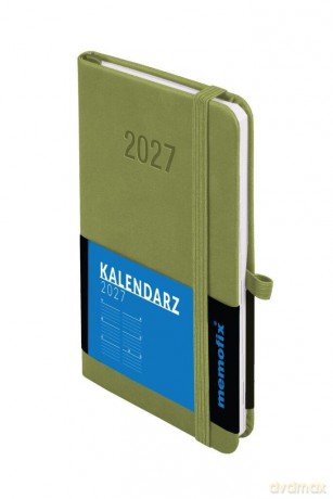 Kalendarz 2027 Memofix B6 TDW j. zielony [KALENDARZ]