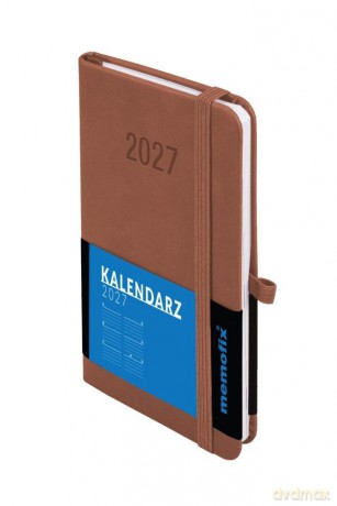 Kalendarz 2027 Memofix B6 TDW mocha mousse [KALENDARZ]