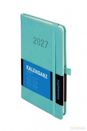 Kalendarz 2027 Memofix B6 TDW turkusowy [KALENDARZ]