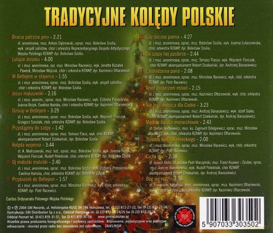 Tradycyjne Kolędy Polskie [CD]