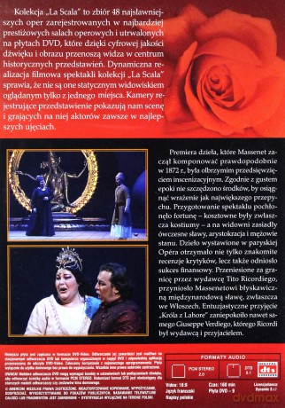 Kolekcja La Scala: Opera 22 - Król z Lahore (0) [DVD]
