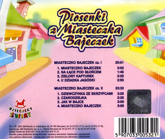 Piosenki z Miasteczka Bajeczek [CD]