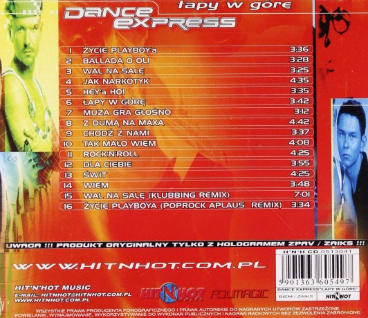 Dance Express: Łapy w Górę [CD]