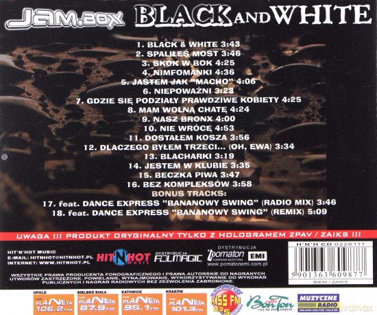 Jam.Box: Black and White [CD]