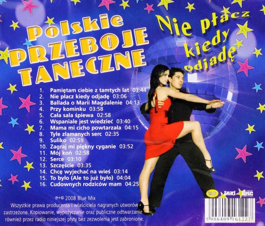 Nie Płacz Kiedy Odjadę [CD]