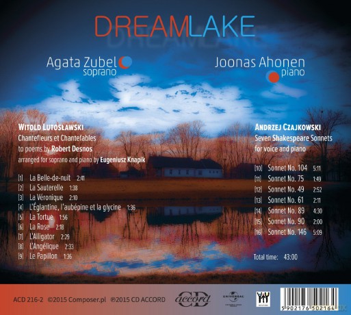 Agata Zubel: Dream Lake [CD]