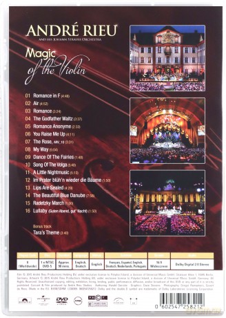 Andre Rieu: Magic Of The Violin [DVD]