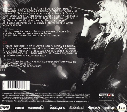 Patrycja Markowska: Na Żywo [CD]+[DVD]