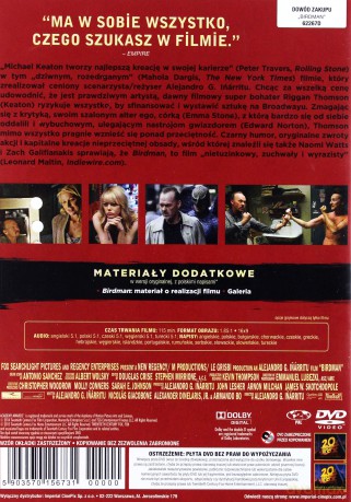 Birdman [DVD]