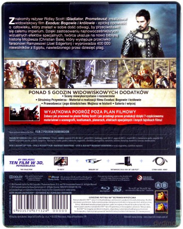 Exodus: Bogowie i Królowie 3D [Blu-Ray 3D]+[Blu-Ray] (Limited Edition) (Steelbook)