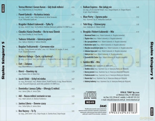 Śląskie szlagiery 5 [CD]