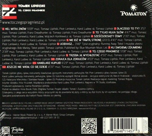Tomasz Lipiński: To, Czego Pragniesz [CD]
