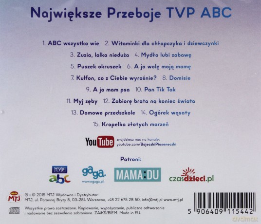 Największe przeboje TVP ABC [CD]