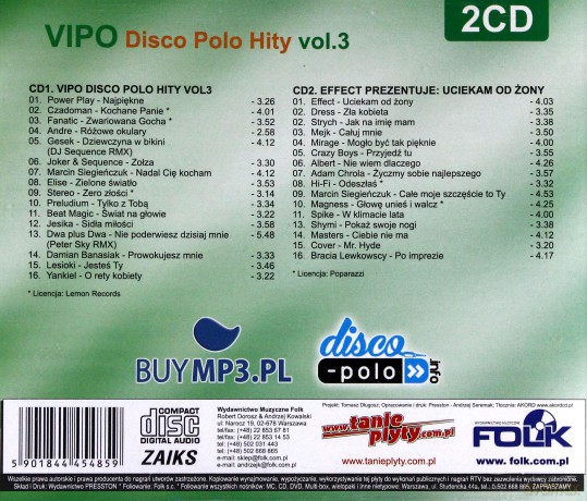 Vipo Disco Polo Hity Vol. 3 [2CD]