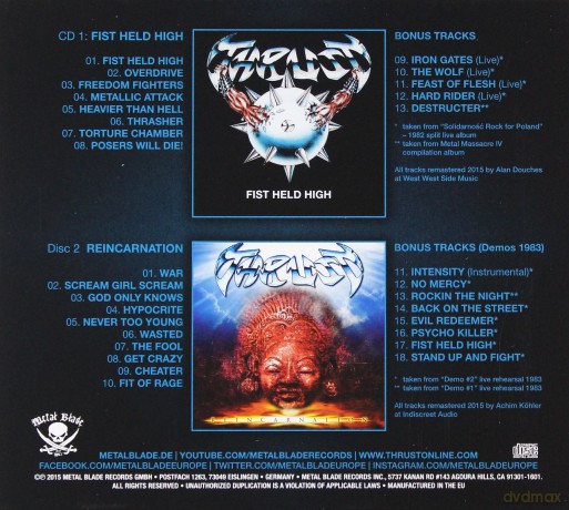 Thrust: Fist Held High Reincarnation [2CD]