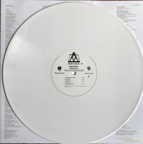 Madonna: Erotica (Represss 2026) (Limited) (White) [2xWinyl]