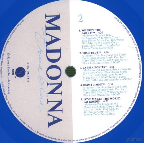 Madonna: True Blue (Represss 2026) (Limited) (Blue) [Winyl]