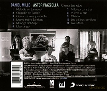 Daniel Mille: Astor Piazzolla - Cierra tus ojos [CD]
