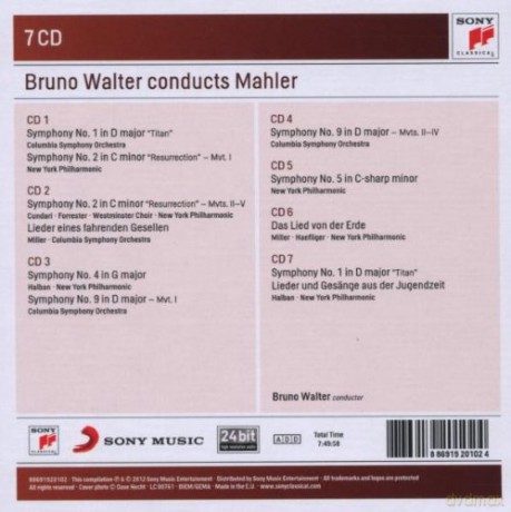 Bruno Walter: Bruno Walter conducts Mahler [7CD]