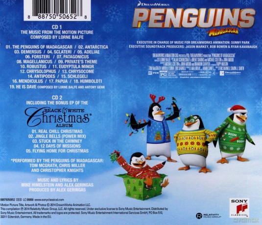 Penguins of Madagascar Soundtrack (Pingwiny z Madagaskaru) (Lorne Balfe) [2CD]