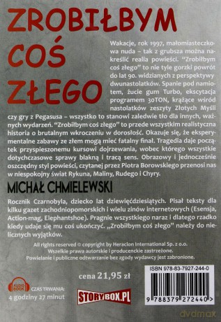 Zrobiłbym coś złego - Michał Chmielewski [AUDIOBOOK]