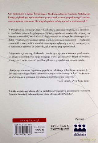 Pożegnanie z jałmużną - Gregory Clark [KSIĄŻKA]