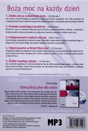 Boża moc na każdy dzień [AUDIOBOOK] [CD-MP3]