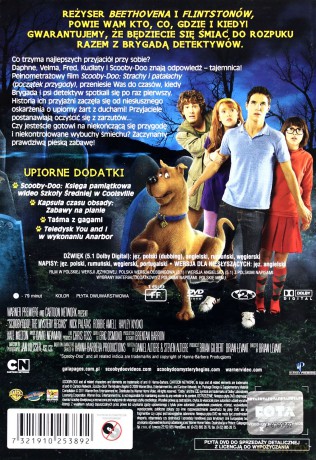 Scooby-Doo Strachy i patałachy film fabularny [DVD]