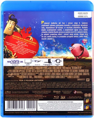 Księga Życia [Blu-Ray 3D]+[Blu-Ray] 