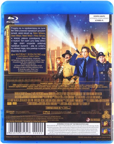 Noc w muzeum: Tajemnica grobowca [Blu-Ray]
