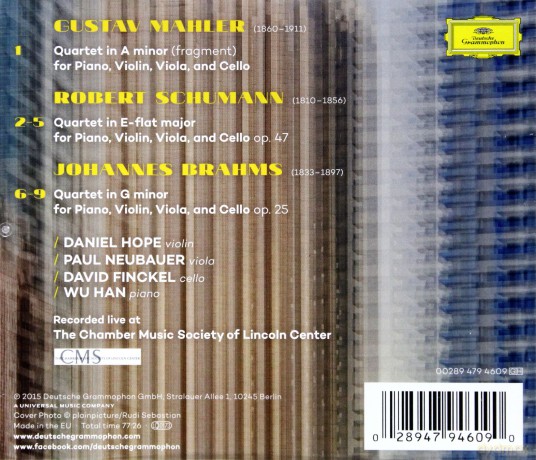Daniel Hope: Brahms, Schumann, Mahler [CD]